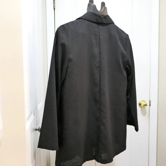 BloomChic Vintage 100% Cotton + Linen Office Blazer Women's Blazer Size M - Picture 4 of 5